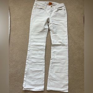 TORY BURCH White Classic Bootcut  jean